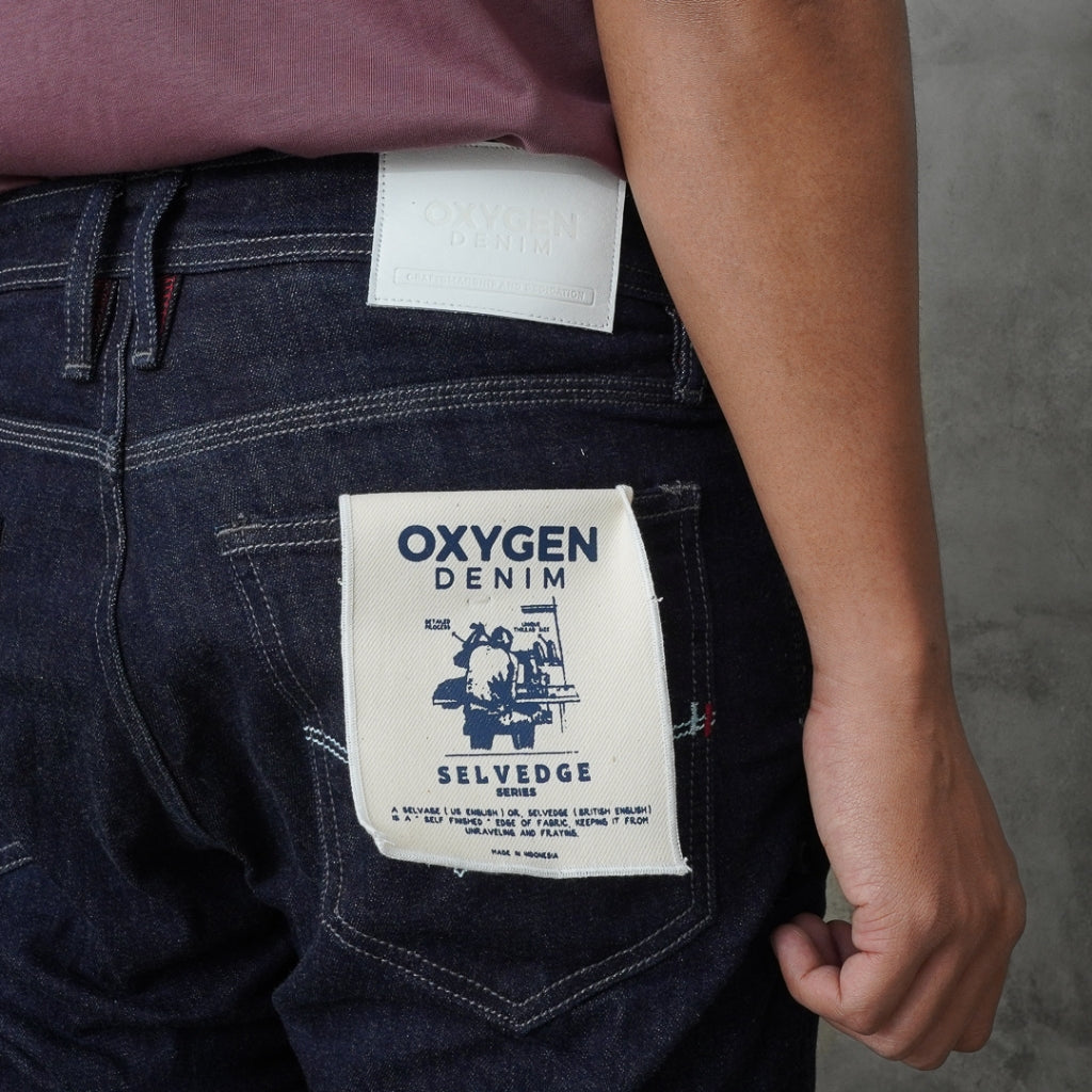 Oxygen Denim Exclusive Selvedge Slim Jeans (706-2510)