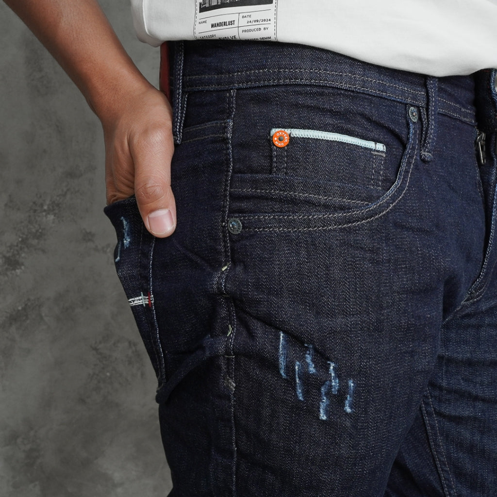 Oxygen Denim Evolve Motion Patch Slim Jeans (706-1710)