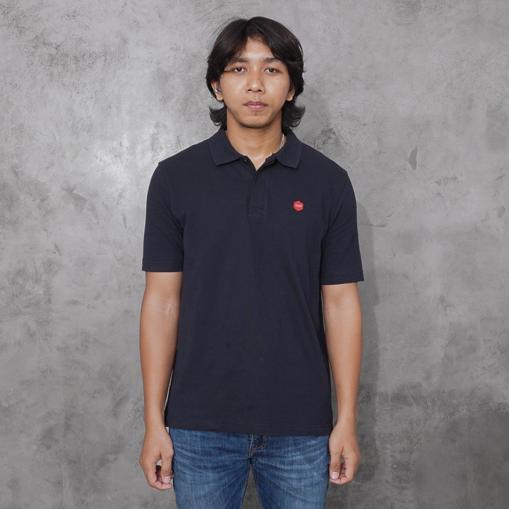 Oxygen Denim Heritage Polo Shirt Black (108-0212)