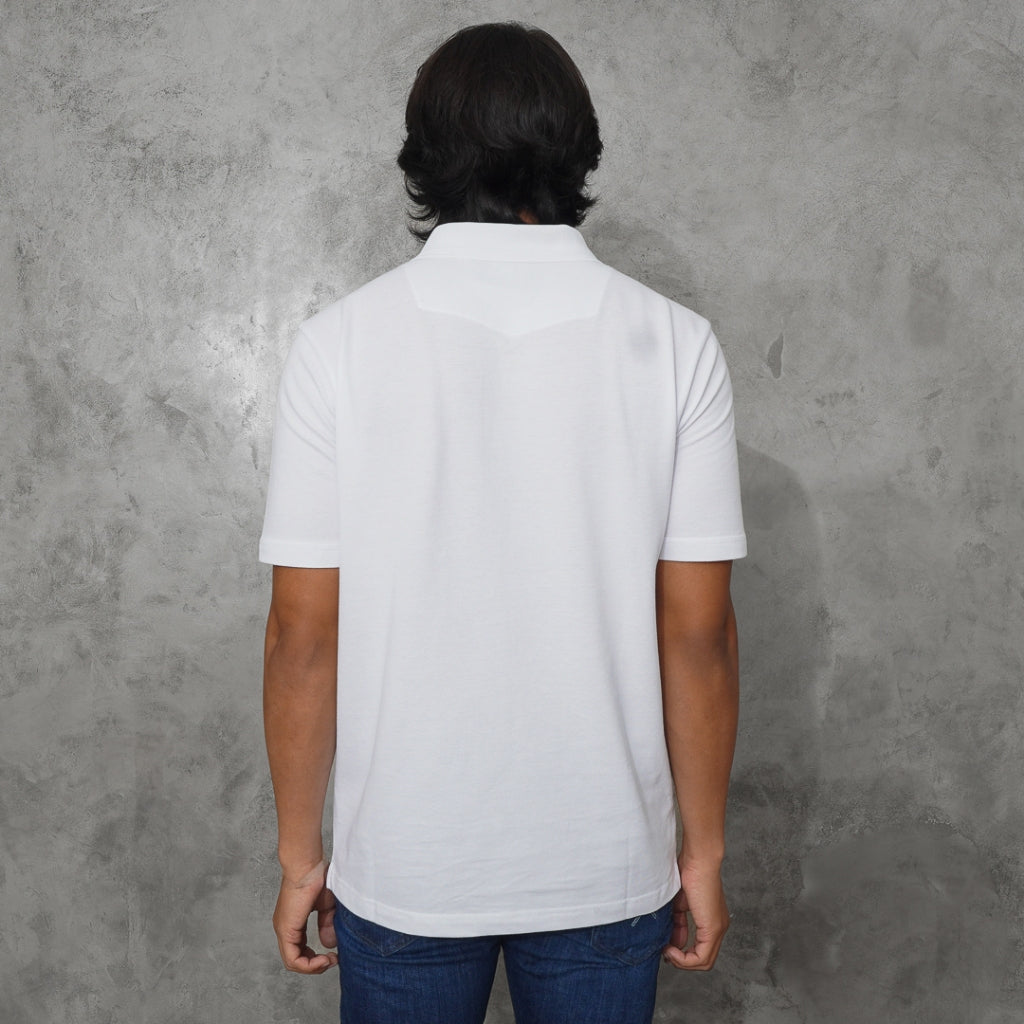 Oxygen Denim Heritage Polo Shirt White (108-0222)