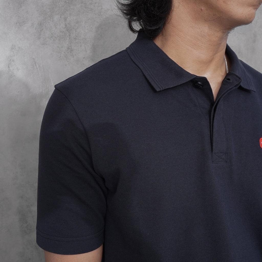 Oxygen Denim Heritage Polo Shirt Black (108-0212)