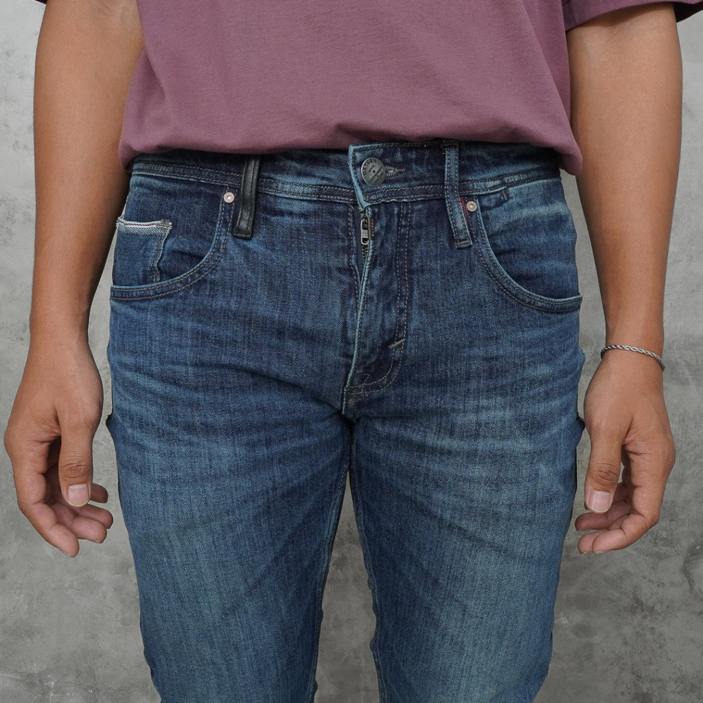 Oxygen Denim Exclusive Selvedge Slim Jeans (706-2502)