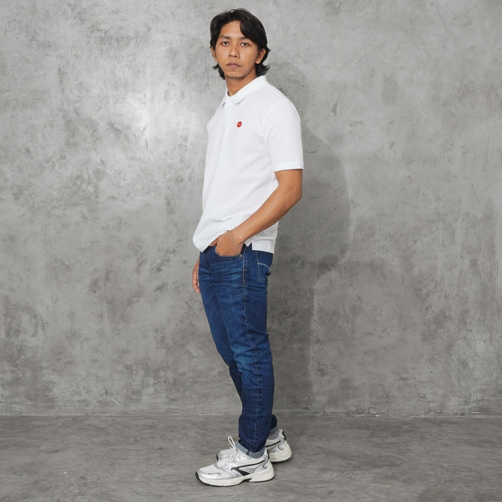 Oxygen Denim Heritage Polo Shirt White (108-0222)