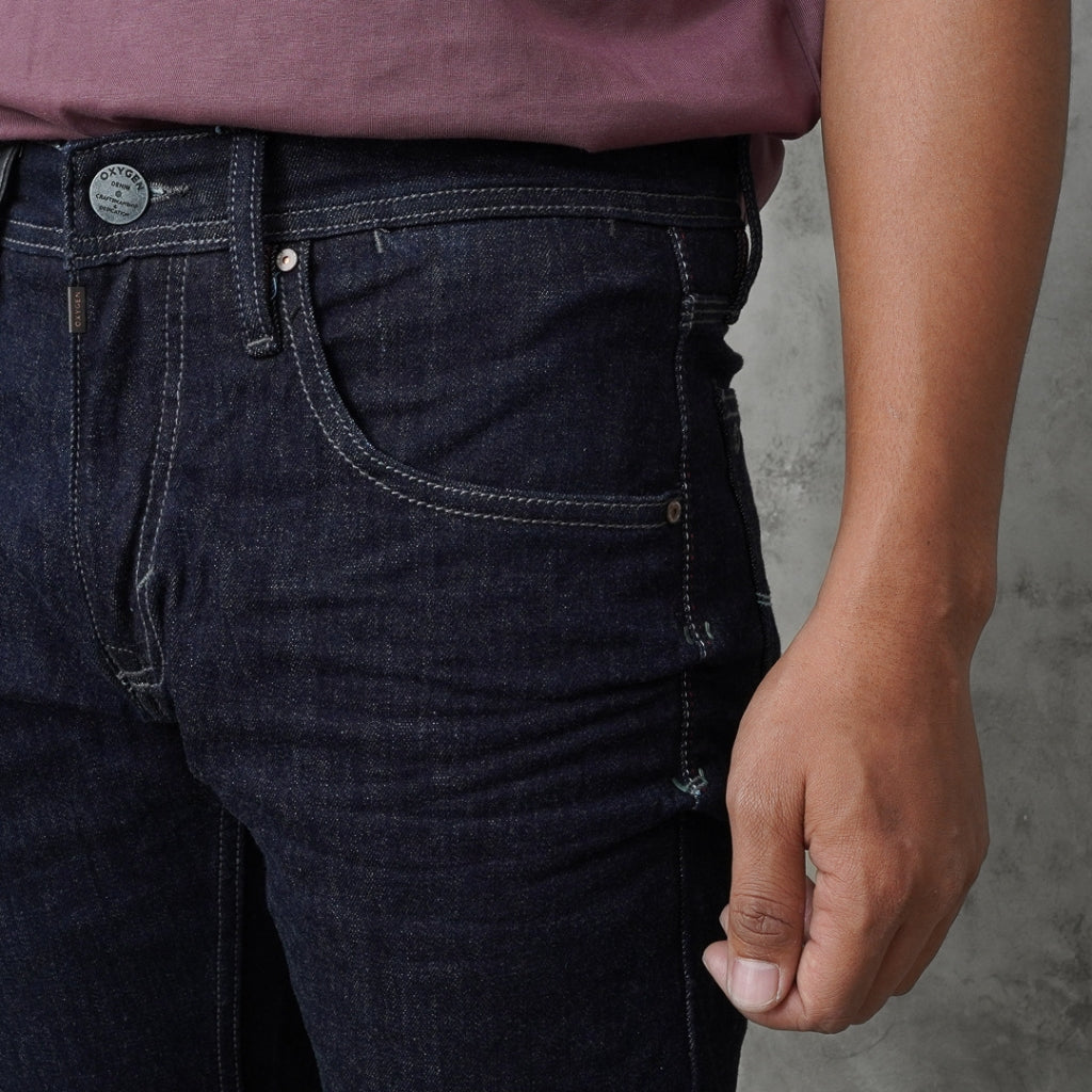 Oxygen Denim Exclusive Selvedge Slim Jeans (706-2510)