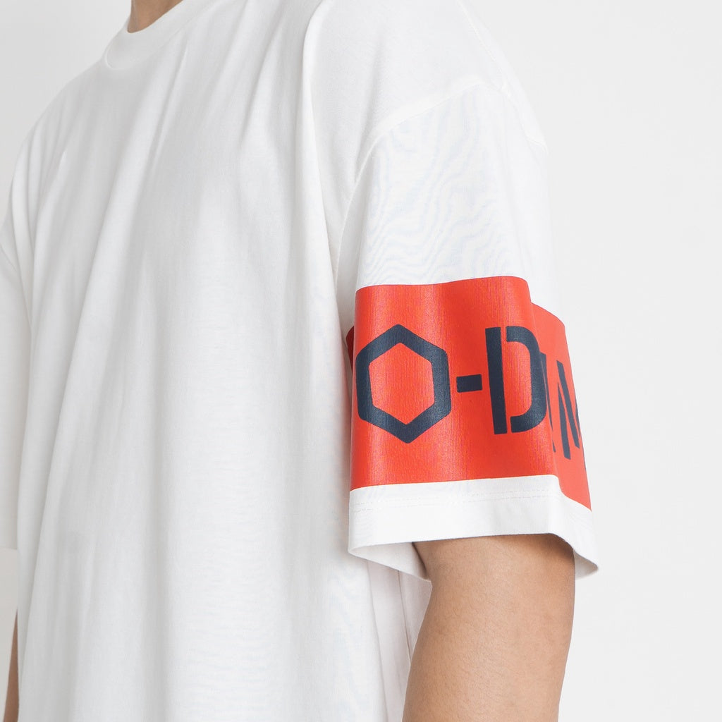 Short Journey Oxygen Armband Oversized T-Shirt - White