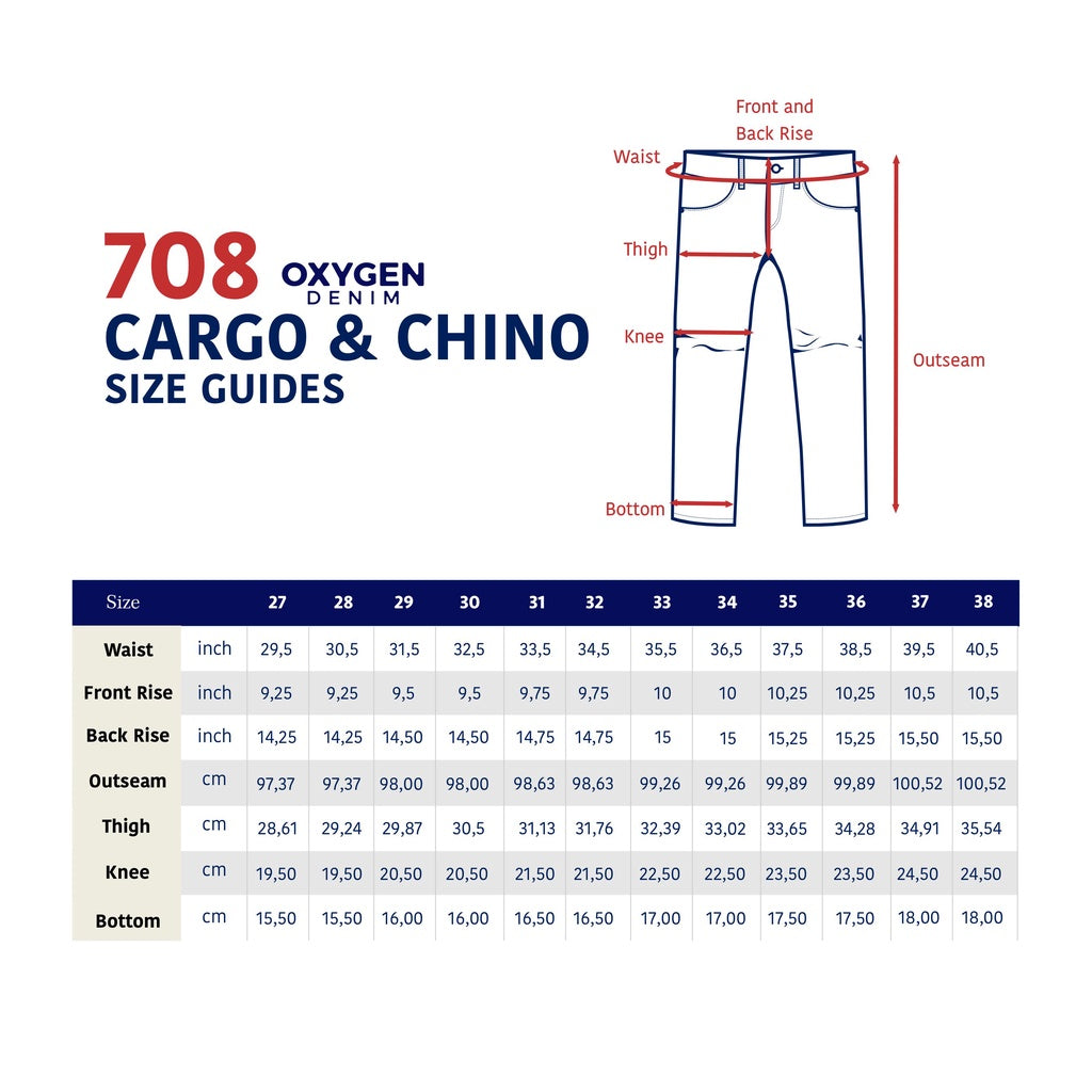 Oxygen Denim 708S Slim Fit - Escape Cargo (9455)