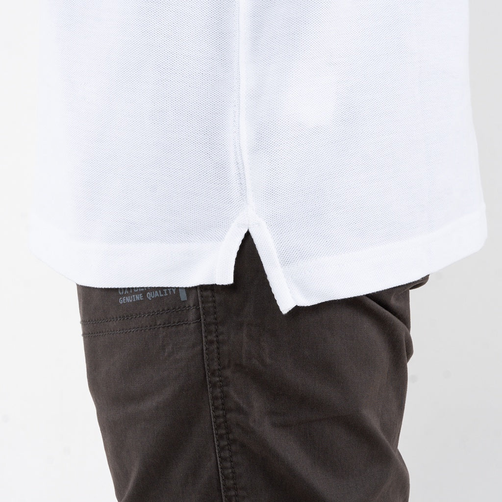 Oxygen Denim Core Polo Shirt Tipping 2 - White