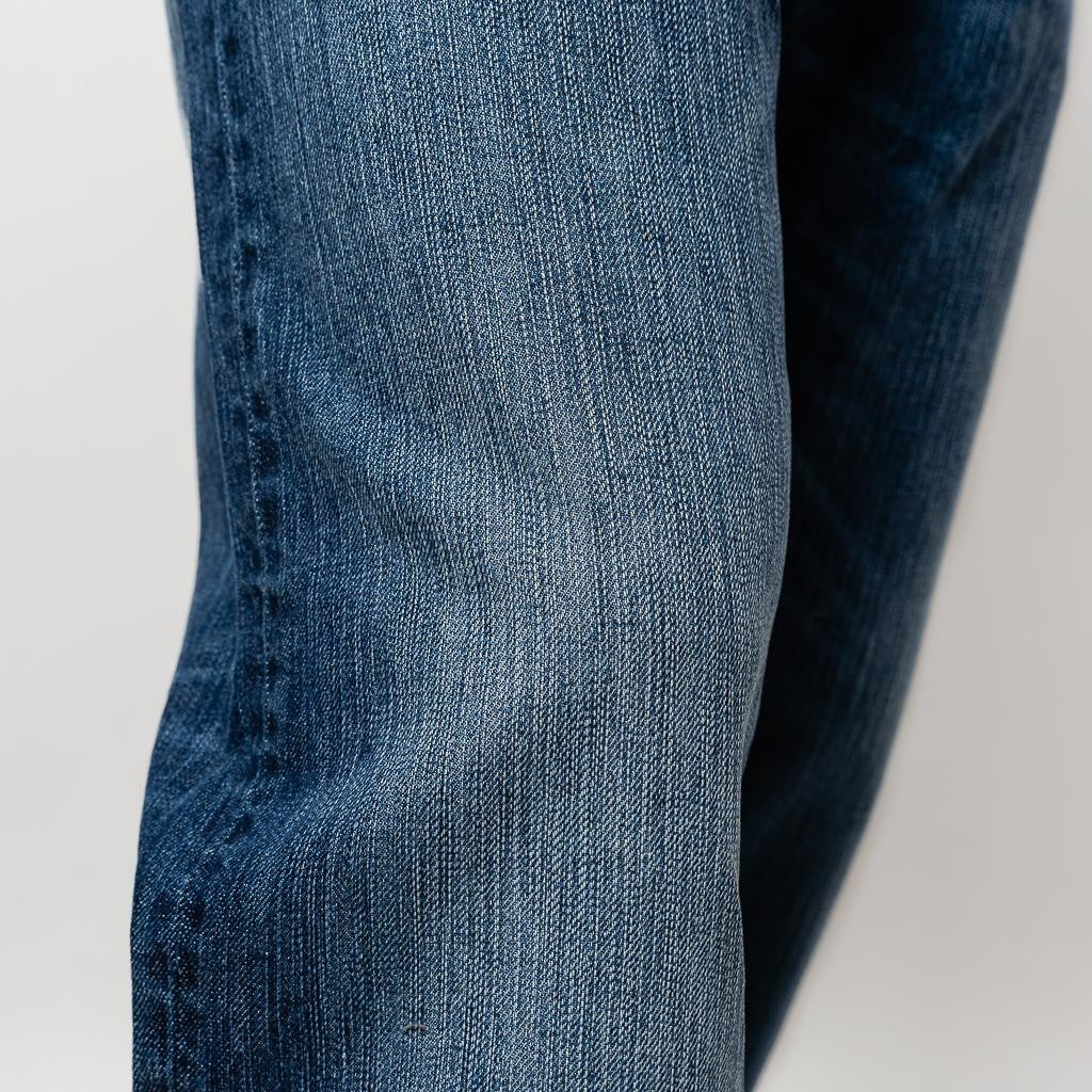 Oxygen Denim 705NS Prime C Straight Fit Non Stretch Jeans - Medium Blue (0302)